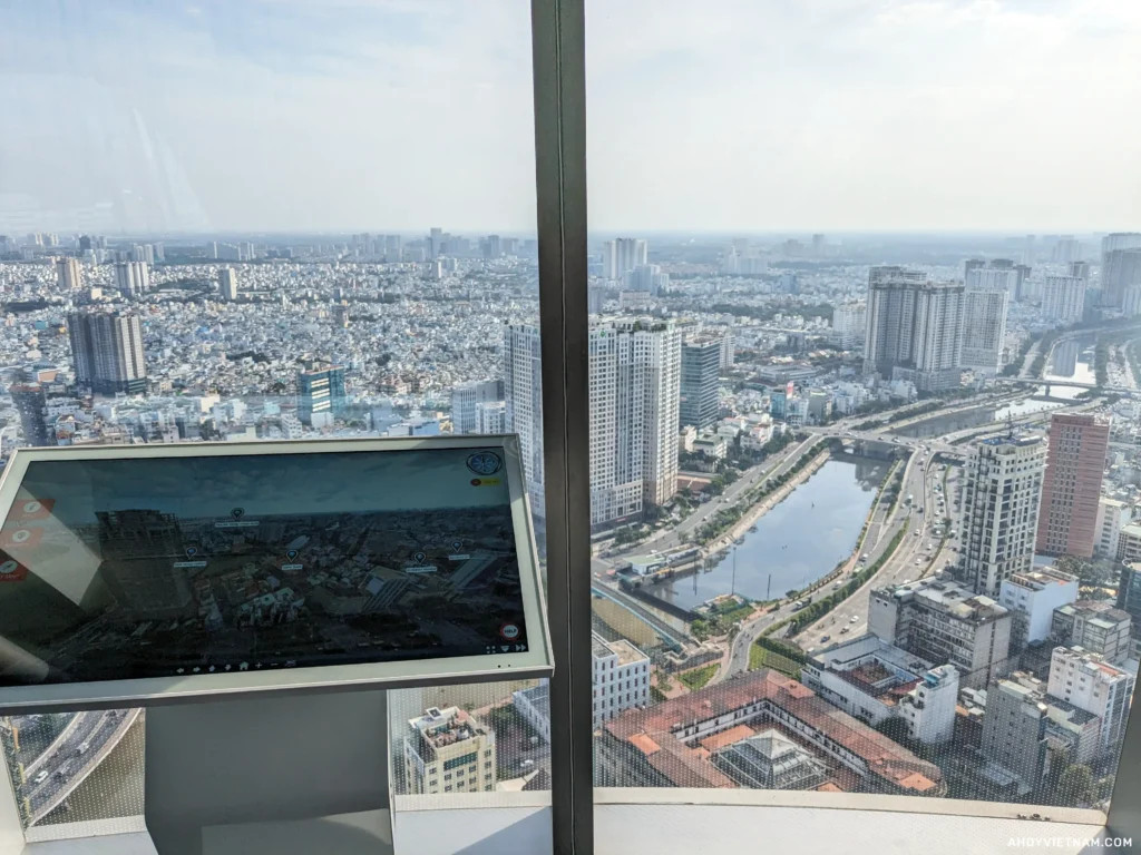 Bitexco Financial Tower observatory.