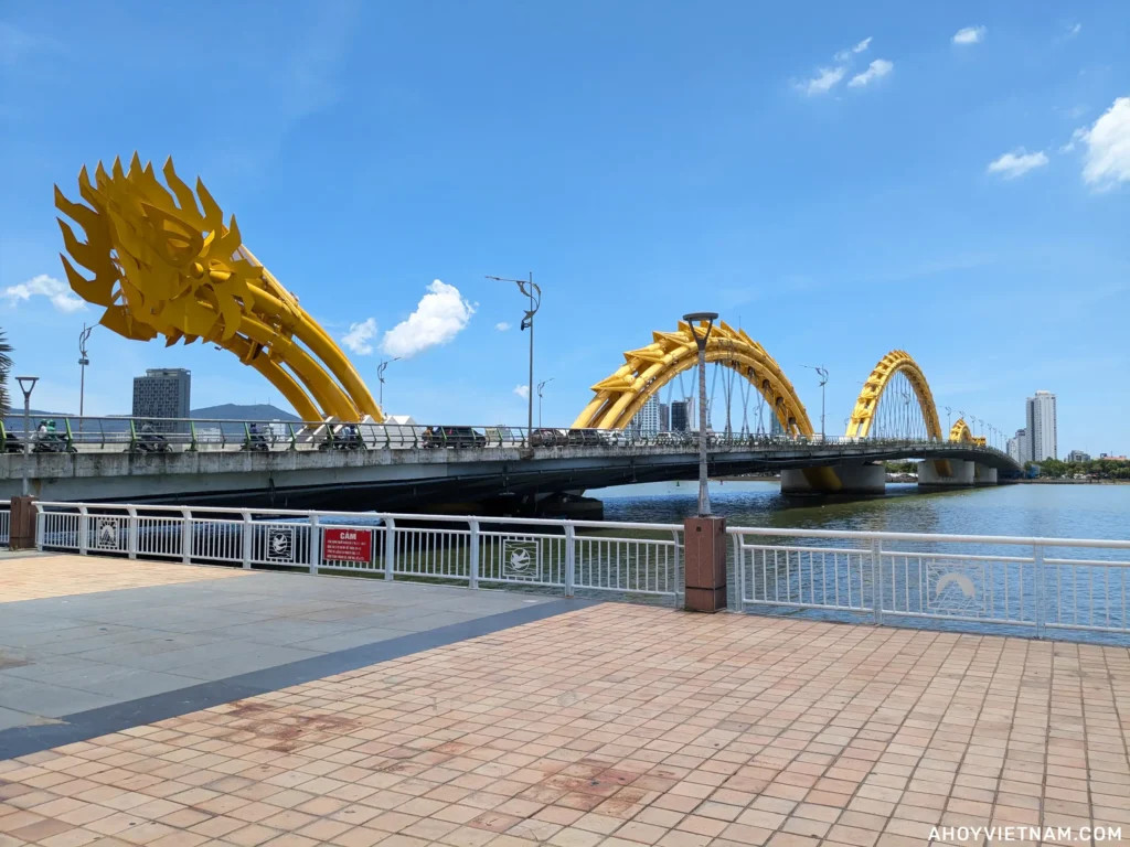 Dragon Bridge view from Hai Chau