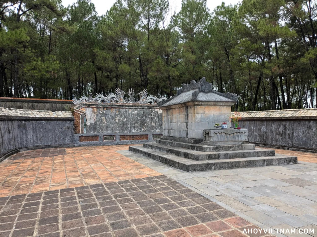 Emperor’s actual tomb