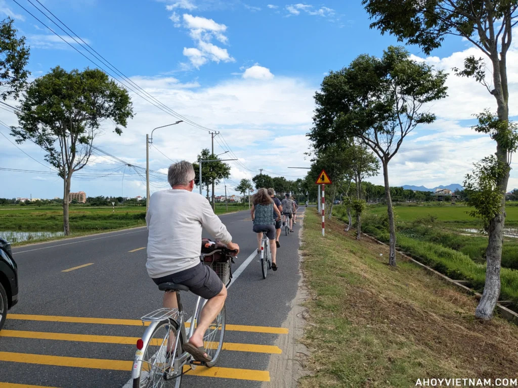 Cycling to An Bang Beach