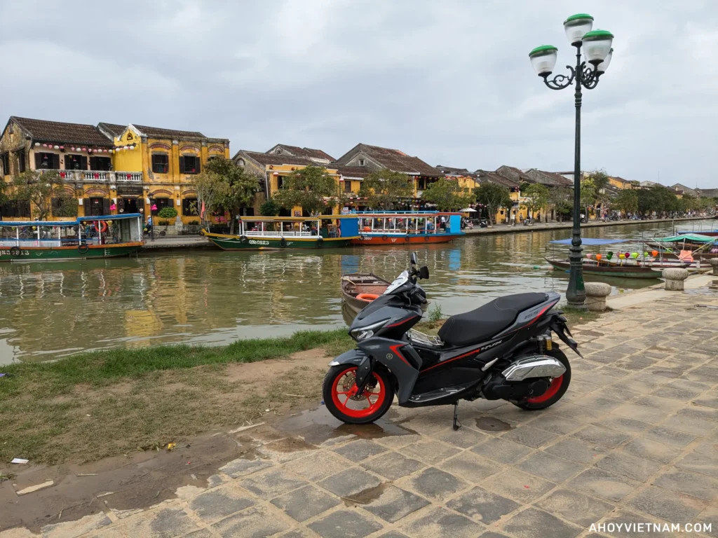 Scooter on An Hoi Island in Hoi An Old Town